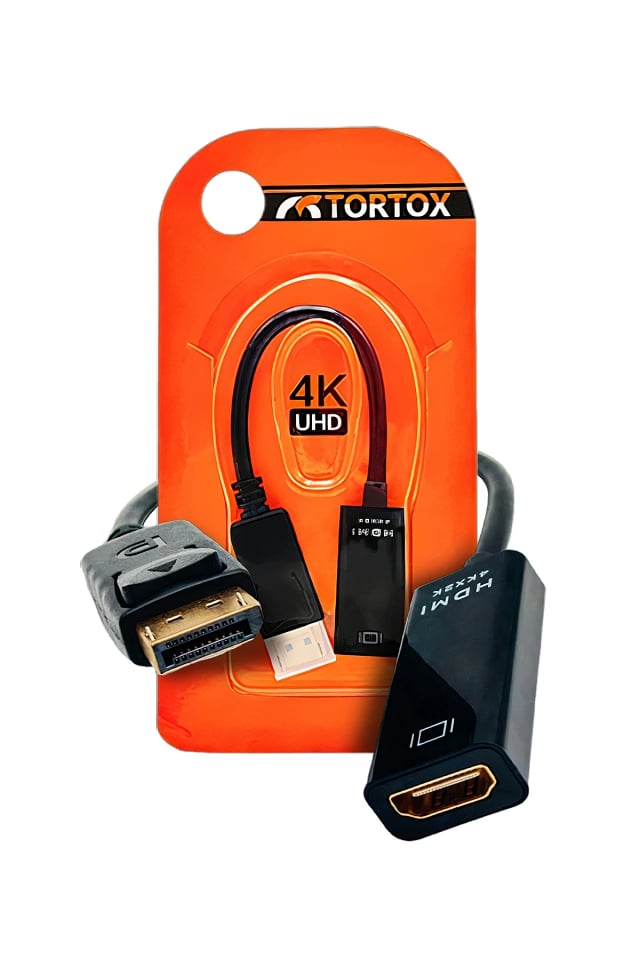 TORTOX Mini DP to DP Adapter Cable 4K@60Hz - Gaming PC Component | High Performance Hardware
