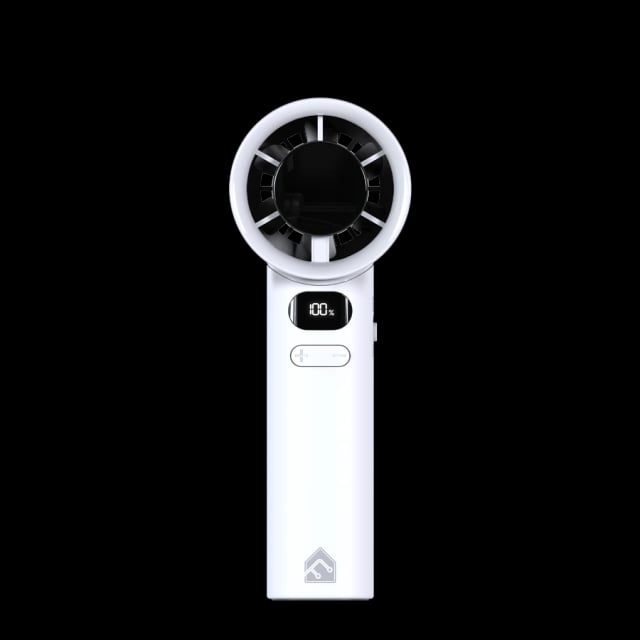 Fantech Portable Cooler PAC2 Mini Fan Handheld Fan Rechargeable and Adjustable Speed 11500 RPM - WHITE - Gaming PC Component | High Performance Hardware