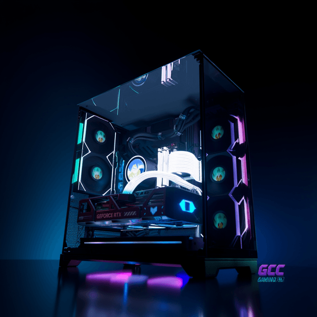 VISION Argent (Ryzen 7 9800X3D, RTX 5080 16GB GPU, 64GB DDR5 RAM) - Gaming PC | Custom Gaming Computer