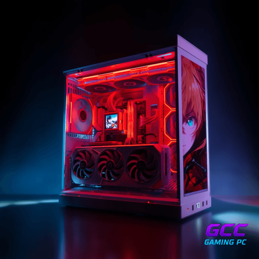 HYTEFIRE Aquila (Ryzen 7 9800X3D, RTX 5080 16GB GPU, 64GB DDR5 RAM)