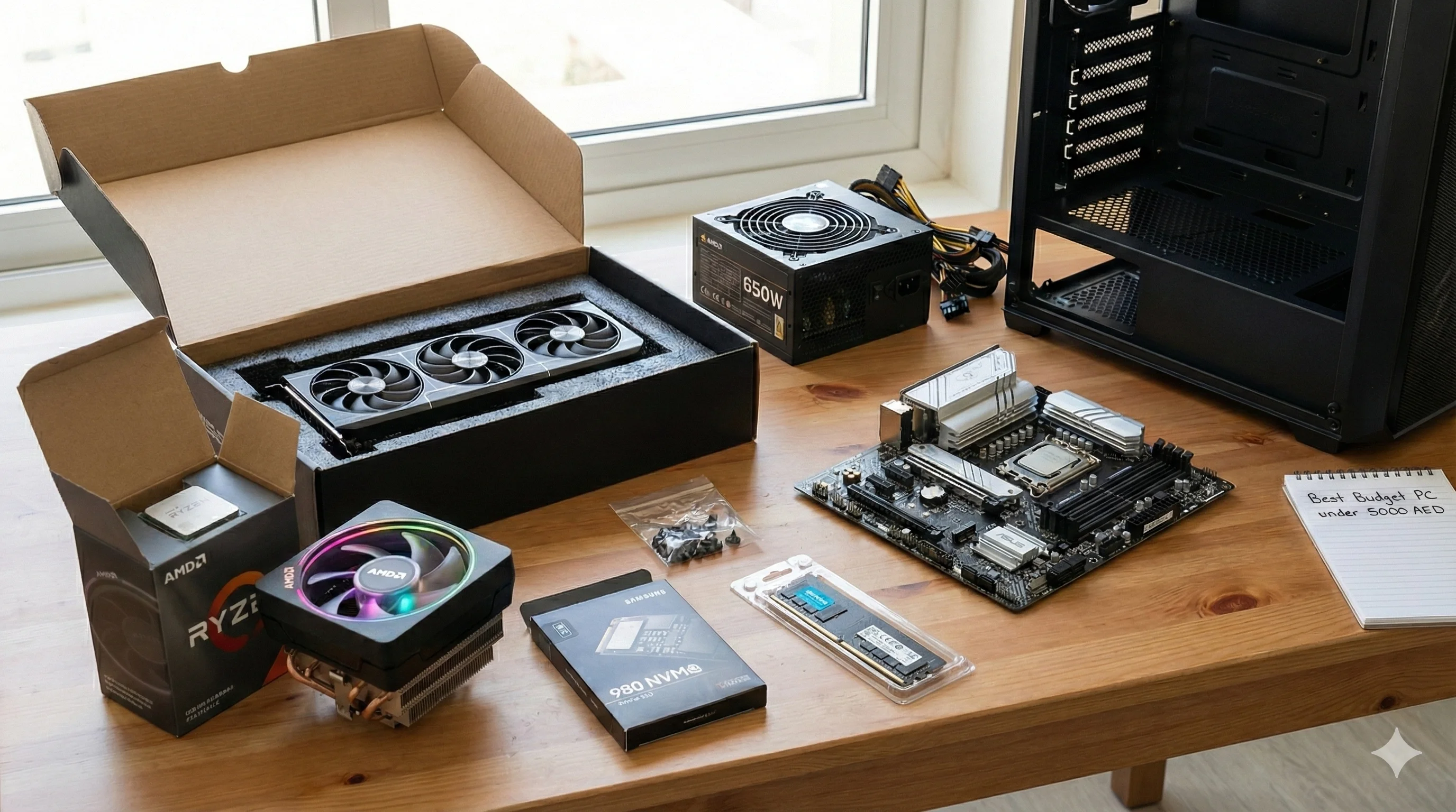 Custom Gaming PC Build Components